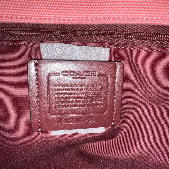 NWT - Coach - Canvas Tote Stripe - Picture 7 of 11